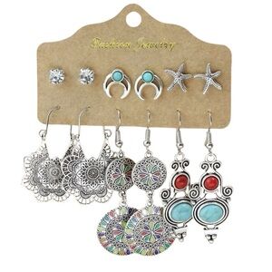 NEW! (6 Pairs) BOHO EARRINGS!
